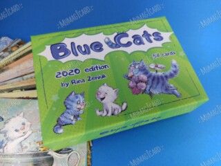 Blue cats postcard set 2020